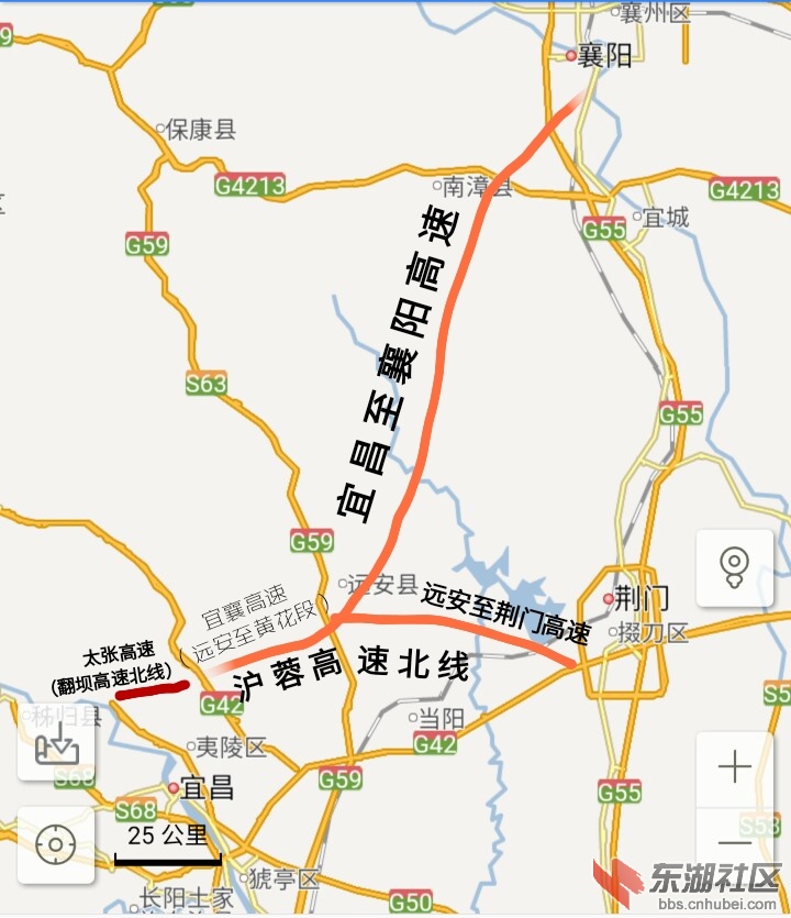 宜昌高速公路规划网(图)