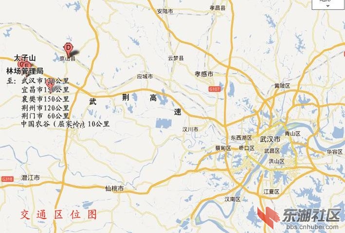 京山县城地图图片