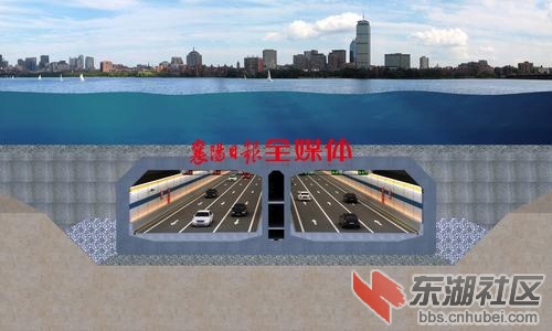 襄阳过江隧道:一条隧道两过汉江设计使用年限为100年