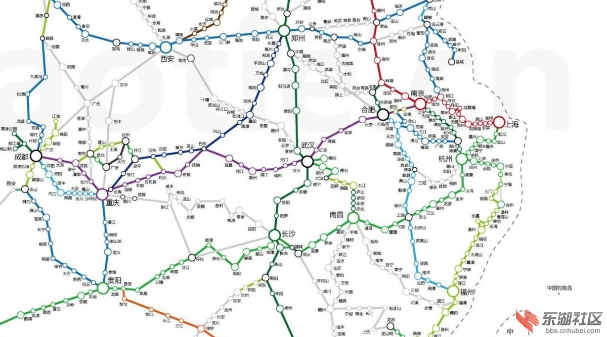 中国高速铁路网,铁路爱好者必看