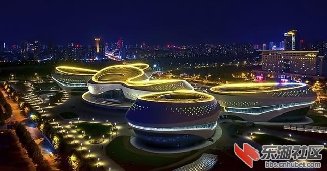 孝感市文化中心项目竣工验收啦多实景图