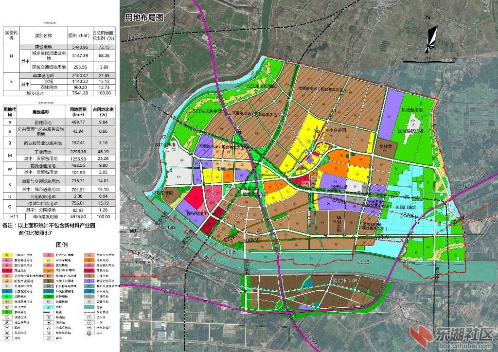 长埫口(仙桃高新区)控制性详细规划图