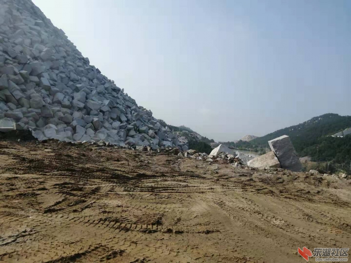 麻城白鸭山开采石材造成毁林 - 民生热线-武汉 - 东湖社区 - 荆楚网