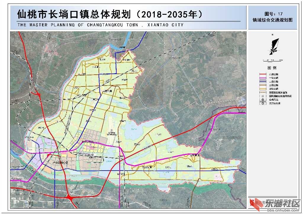 仙桃高新区长埫口镇总体规划建设武仙融合发展试验区