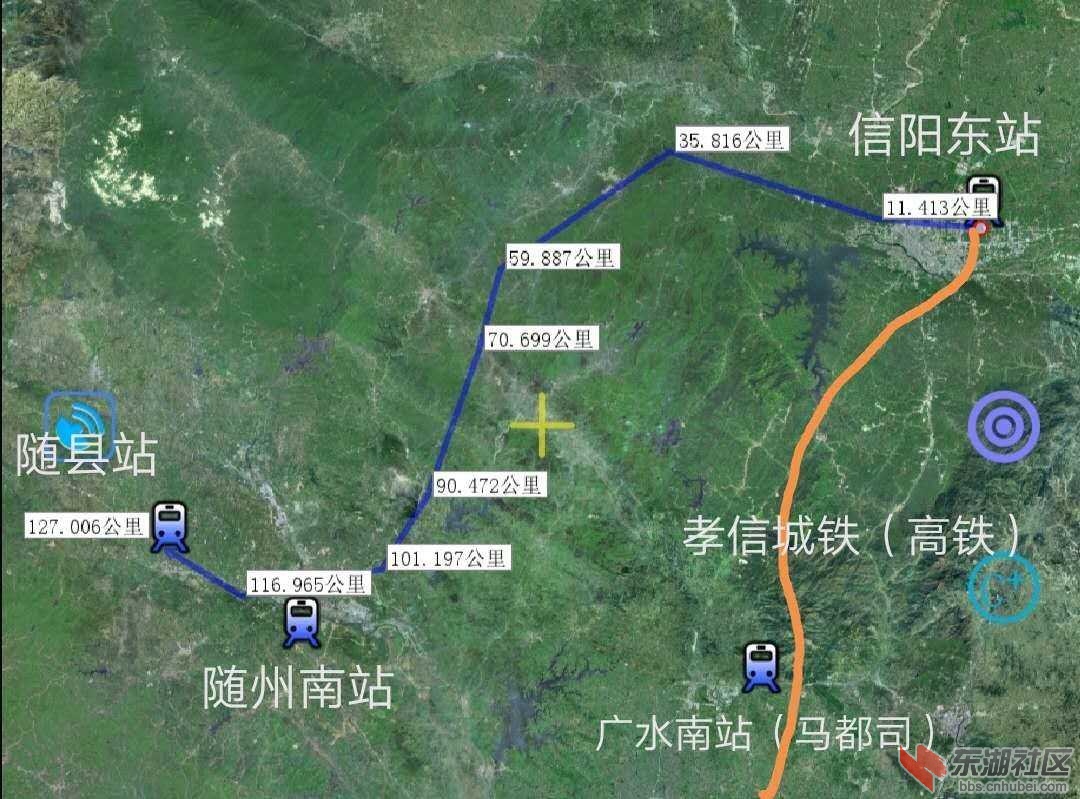 通道既可以成为宜随信高速公路的通道,又可以成为高铁的共用通道,从