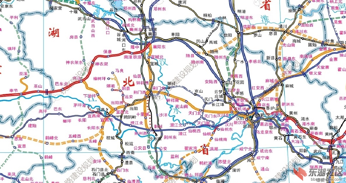 关于最新版铁路规划建设示意图