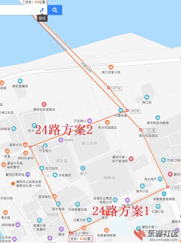 呼声最高的24路公交将走凤雏大桥,用哪个方案上大桥由您来定!