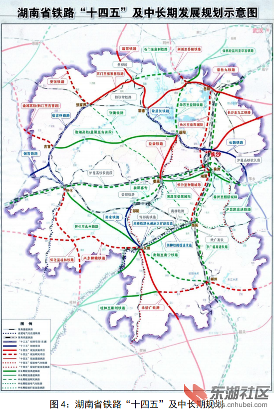 湖南省十四五铁路规划出炉武贵高铁确定走仙桃洪湖监利