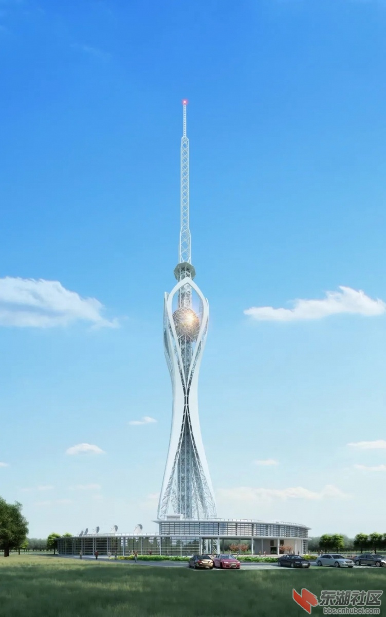 江汉平原最高建筑:200米荆州景观广电塔火热施工中!