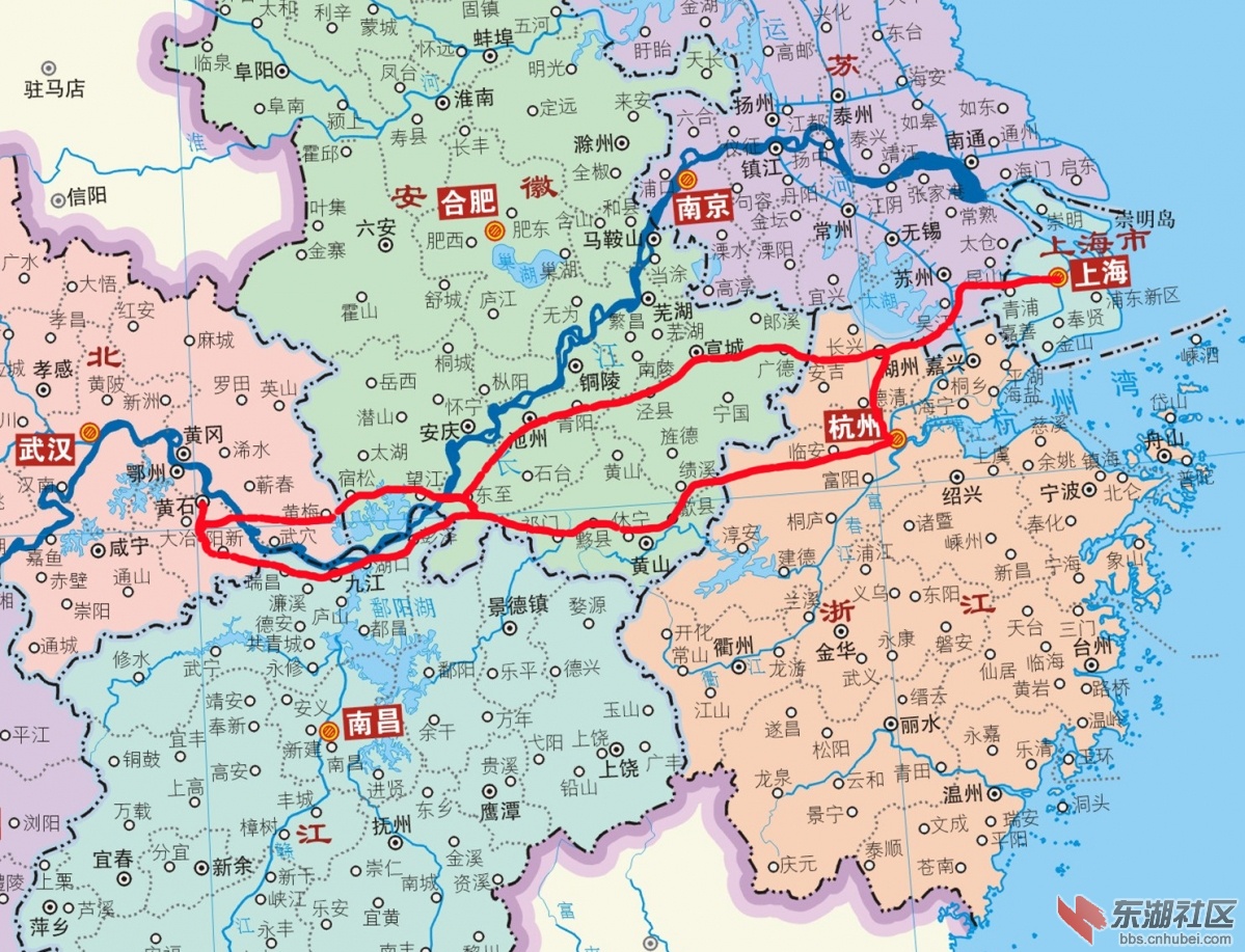 建议黄石积极对接黄山九江高铁,促成最顺直武杭高铁