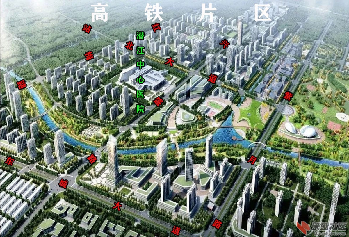 潜江中心医院今天开工了