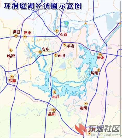 环洞庭湖经济圈