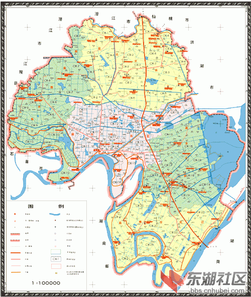 监利红城规划图图片