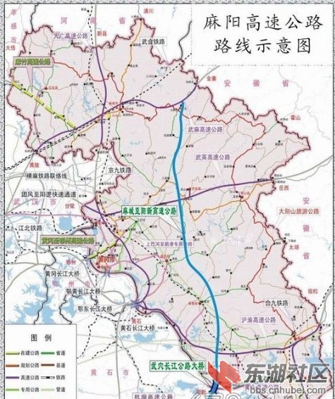 麻城至阳新高速公路在武穴境内跨越长江的控制性工程