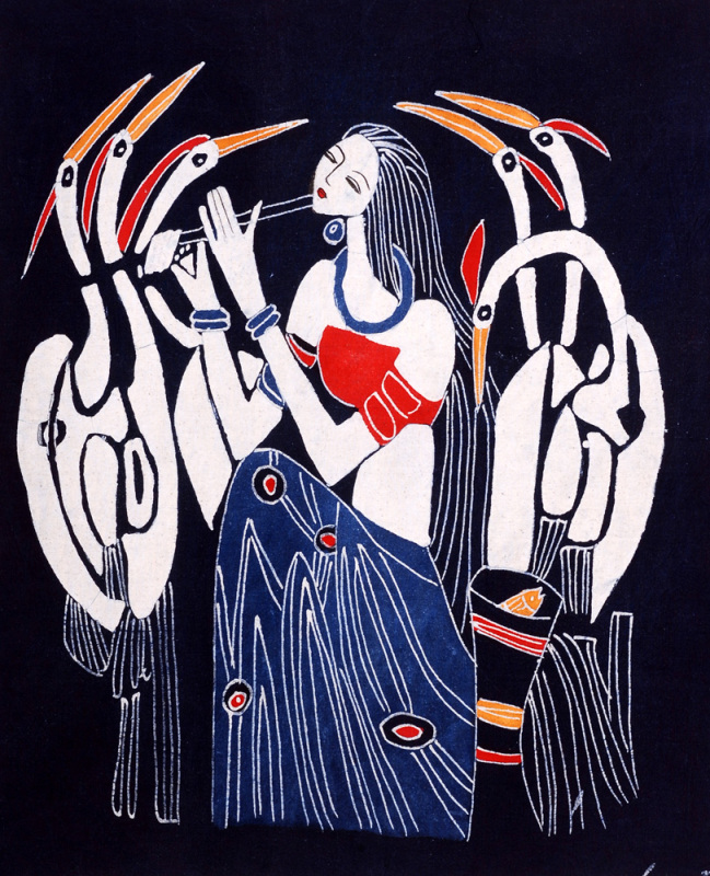 彩泥画