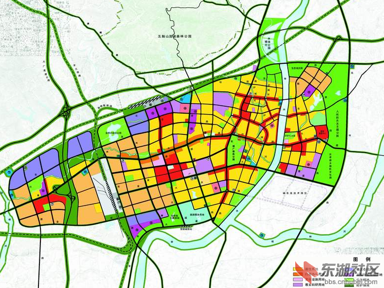 麻城市规划图高清图片