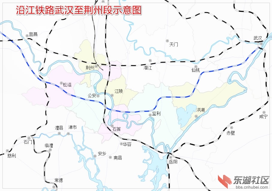 沿江高铁荆门段线路图图片