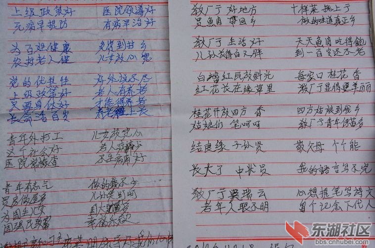 川太婆吴瑞云年迈眼差写“诗”忙