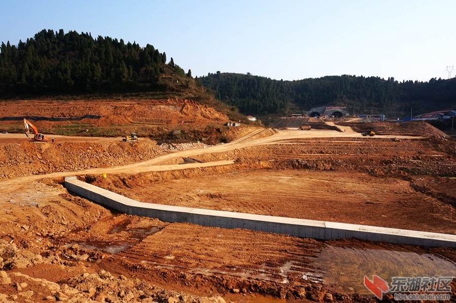 建设中的峡州大道(原东山四路 宜昌论坛 东湖社区 荆楚网