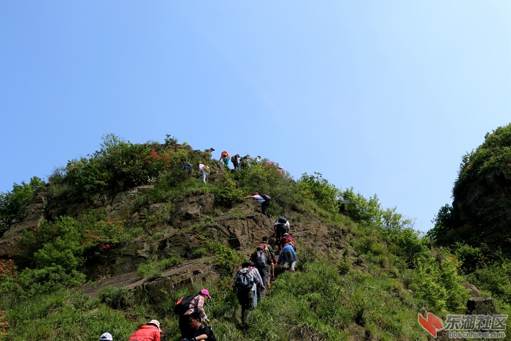 徒步穿越大冶龍角山仙人橋