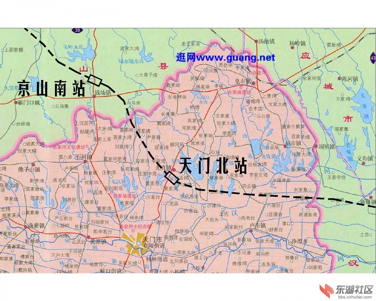 京山铁路线路图图片