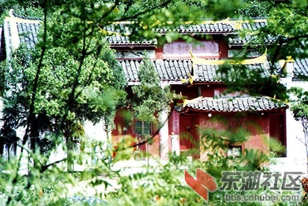 翠竹掩映下的竹林寺