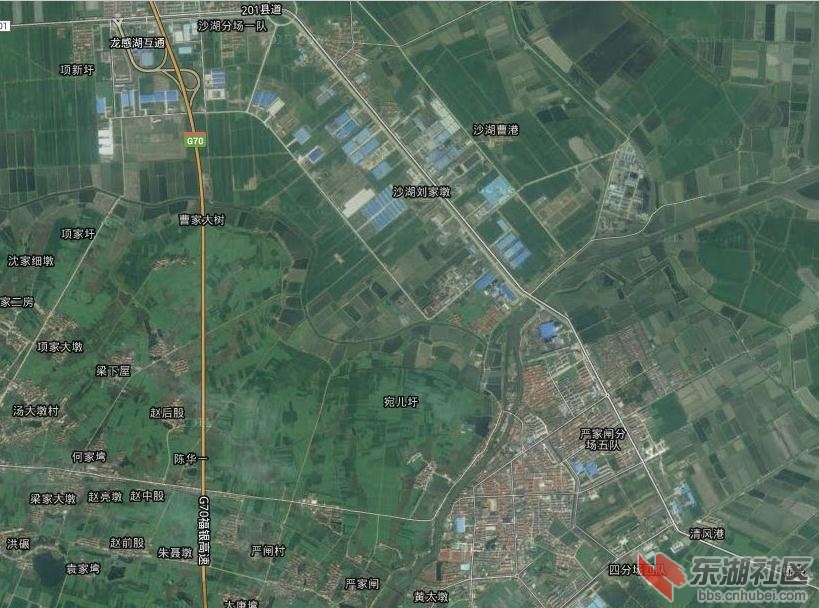 龙感湖，工业区真大