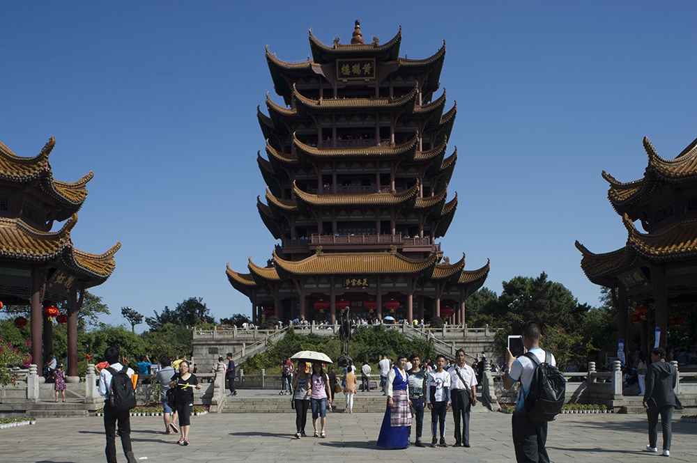 國慶期間,武漢迎來連續的了好天氣,武漢各旅遊景區吸引了不少外地遊客