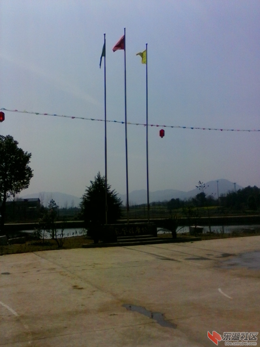 广场升旗台