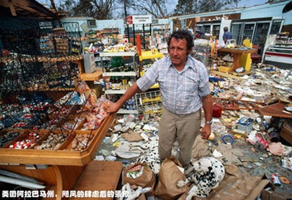 10美国阿拉巴马州，飓风的肆虐后的景象。.jpg