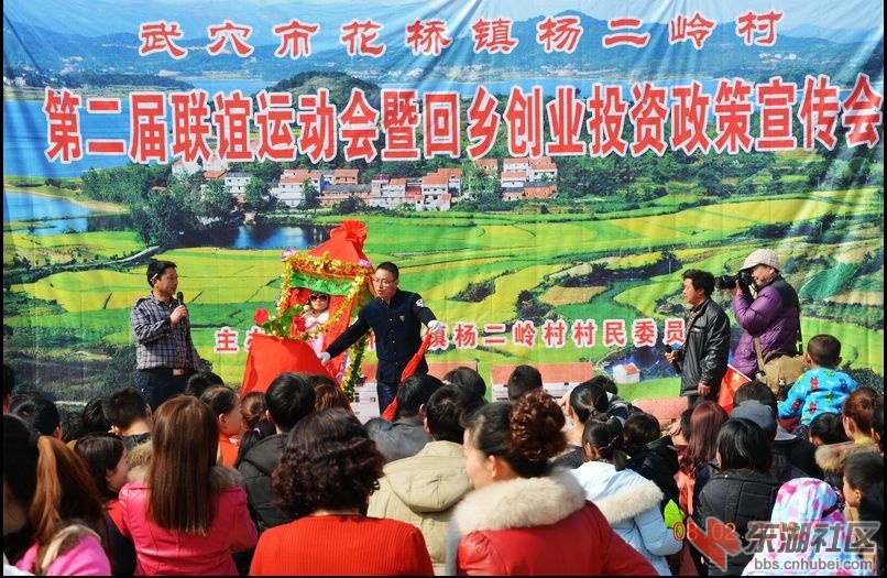 花桥杨二岭村第二届联谊运动会、回乡创业投资政策宣传会图片记实(二)