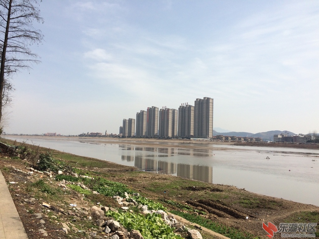 湖边