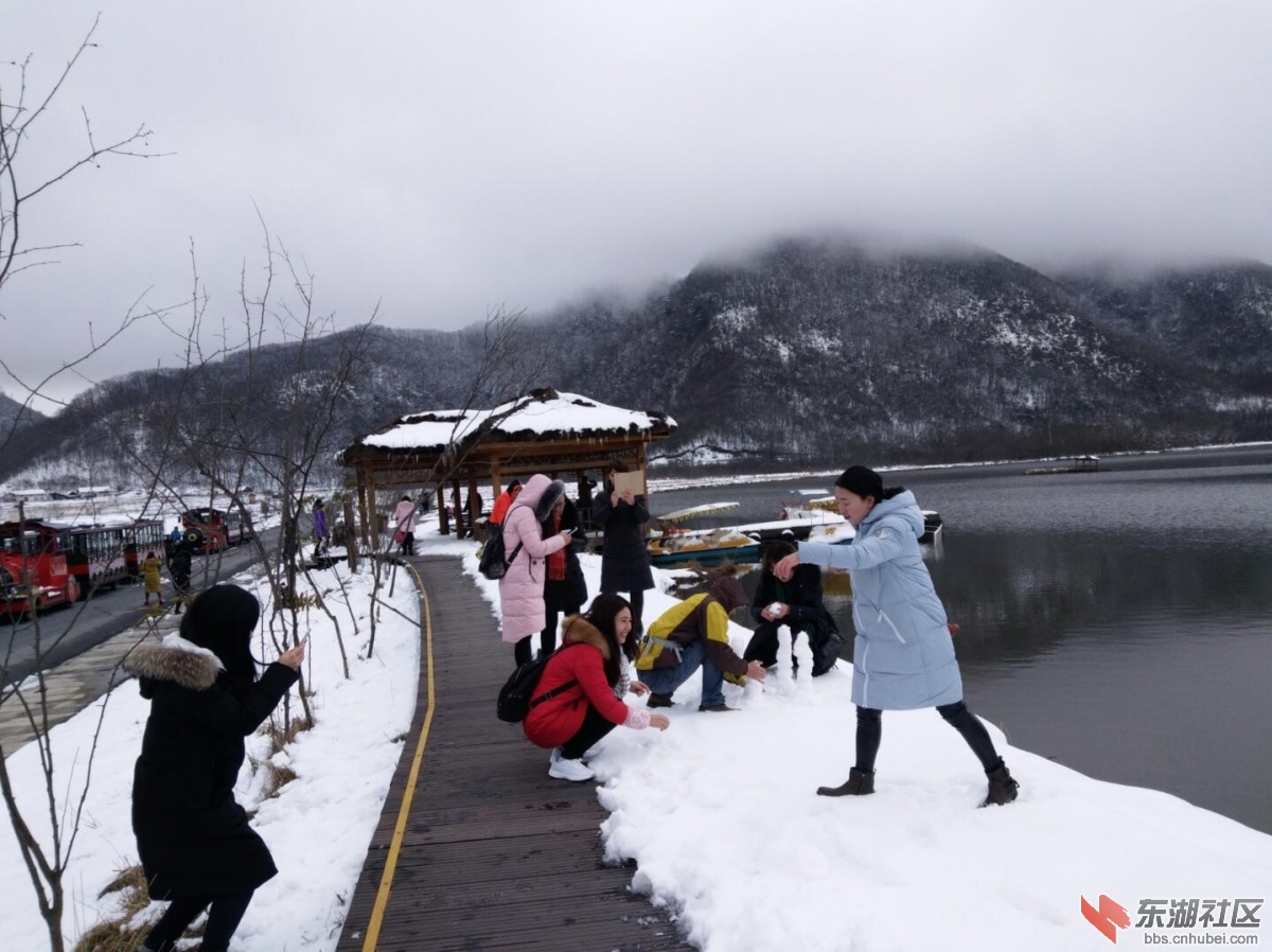 雪地嬉戏