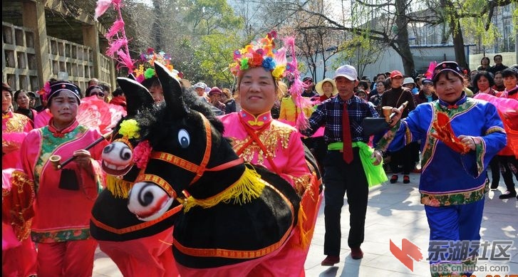 猪八戒、骑毛驴、抬花轿，民俗表演乐翻天