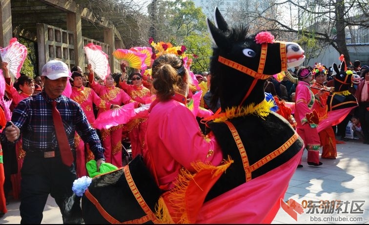 猪八戒、骑毛驴、抬花轿，民俗表演乐翻天