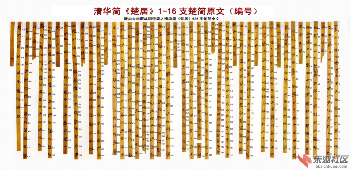 参看:清华大学藏战国竹简16支清华简《楚居》楚简(编号551号,564号)