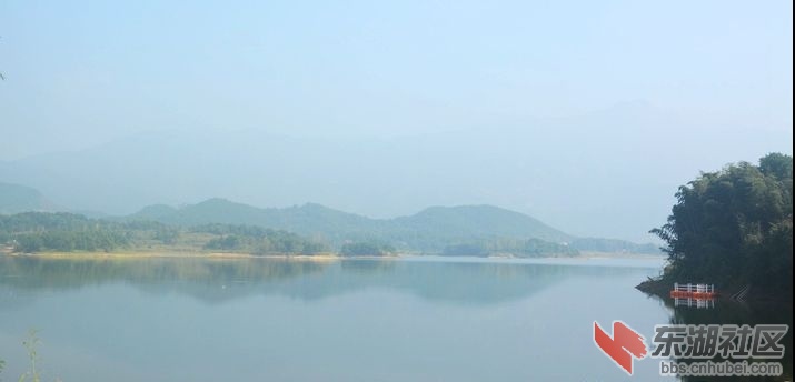 授予国家水利风景区”的梅川水库美不胜收