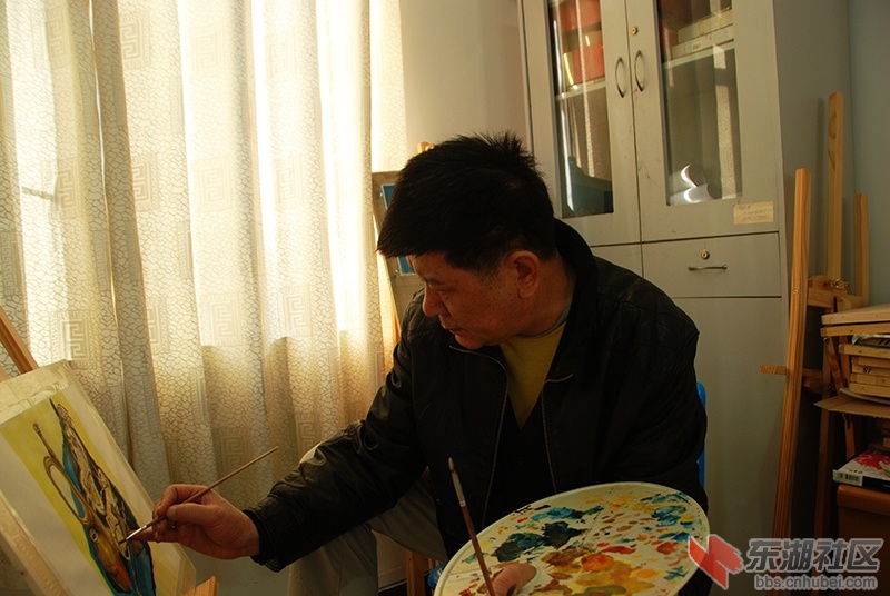 尹林（网名 赢木木）拍摄于武汉地大