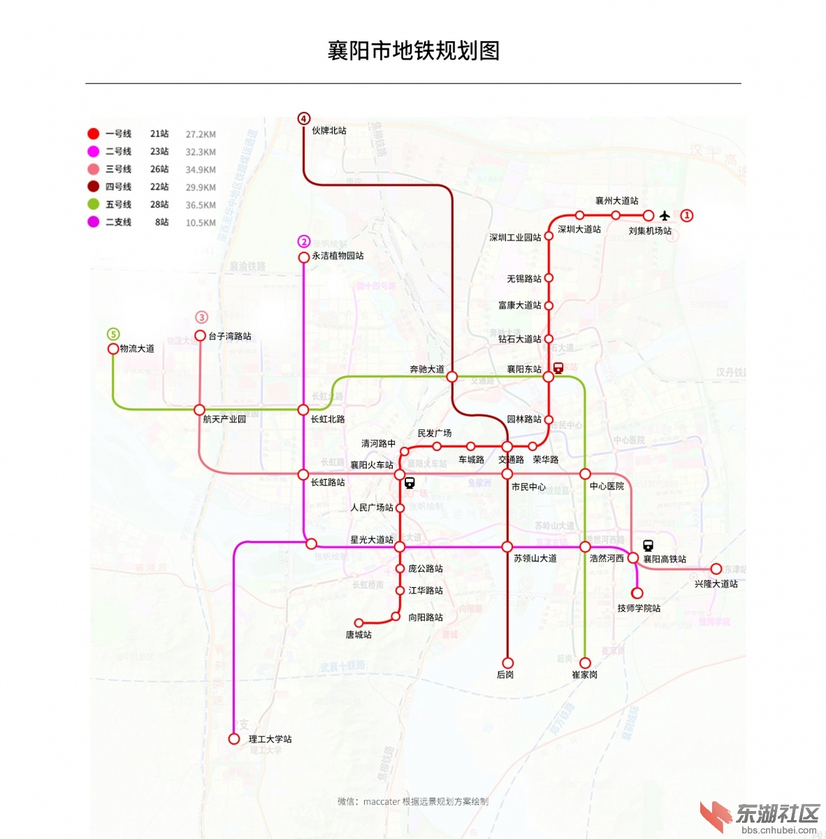 襄阳地铁图
