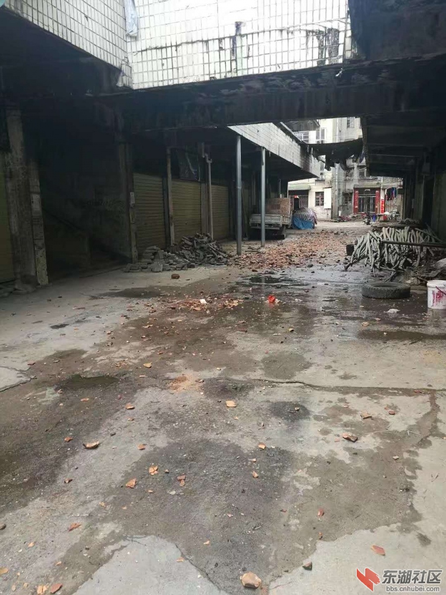 改造前消防通道