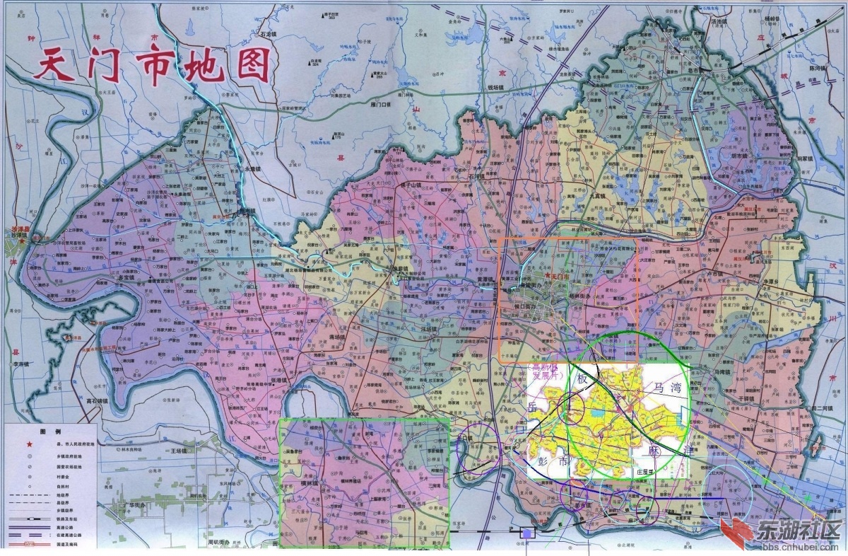 横林镇的位置-天门地图分镇区.JPG