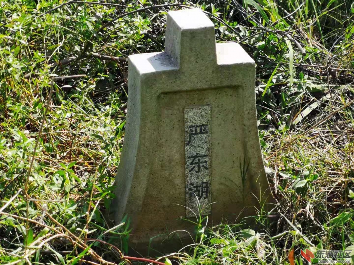 严东湖界碑