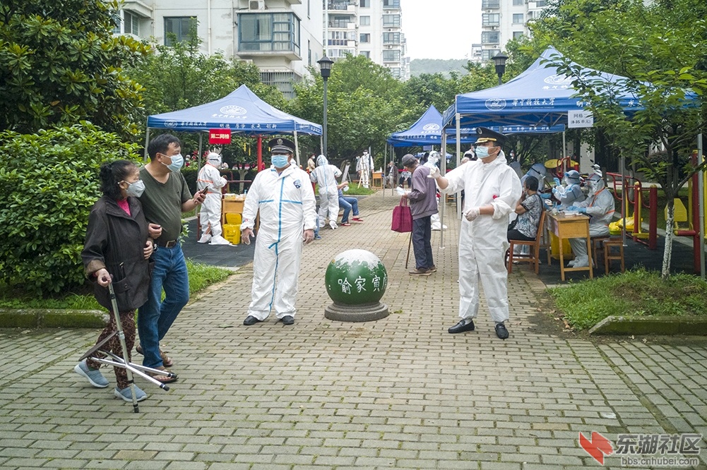 华中科技大学启动校园小区核酸检测纪实1.jpg