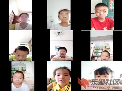 图为一、二年级小朋友们的自我介绍环节 荆楚网通讯员熊雅婷 摄