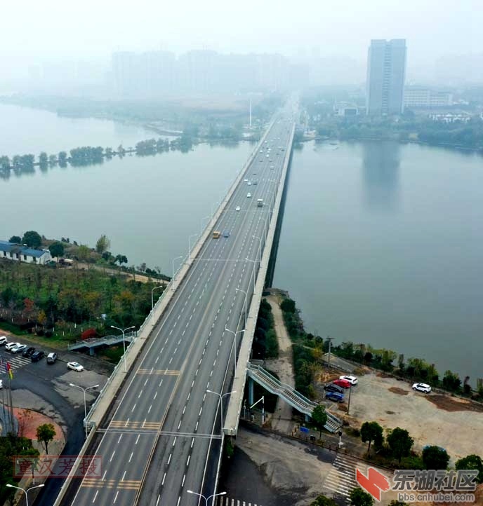 童汉芳摄 无人机看汤逊湖大桥2020.12.10 DJI_0082 - 副本.JPG