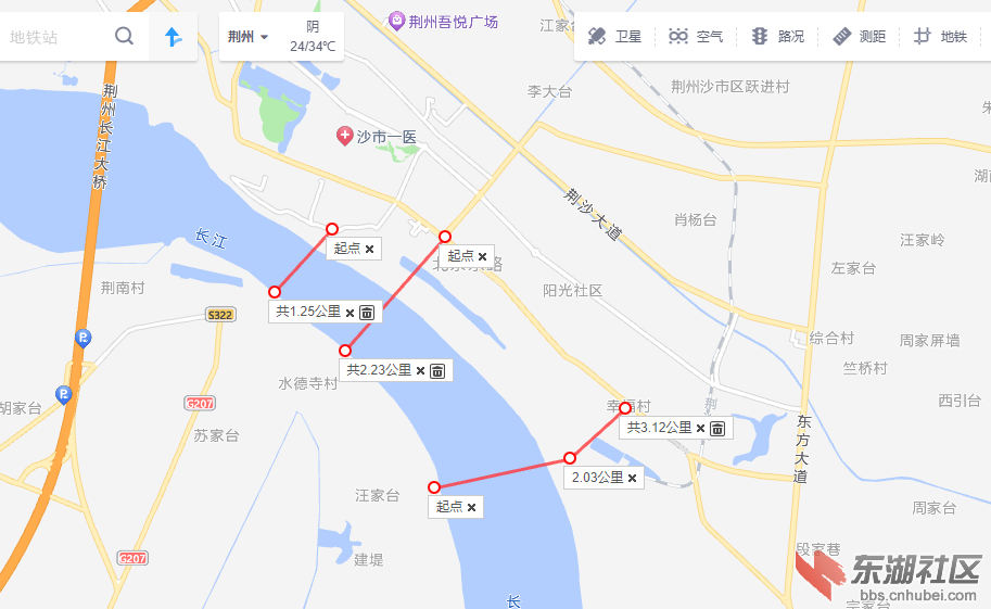 三处过江通道位置