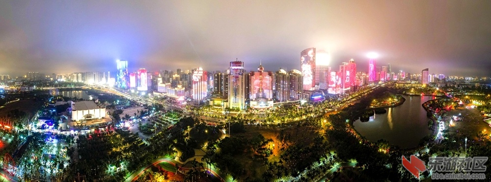 海口万绿园春节夜色  柯树勋2025年1月31日摄24.jpg