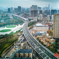 武汉入冬城市景观 曾院平摄影