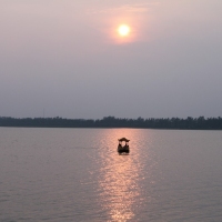 夕阳下的浪漫