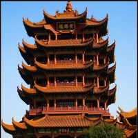 金秋中的黄鹤楼